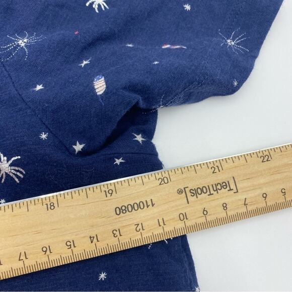 Loft Women’s Firework T-Shirt Short Sleeve Large - Picture 3 of 7